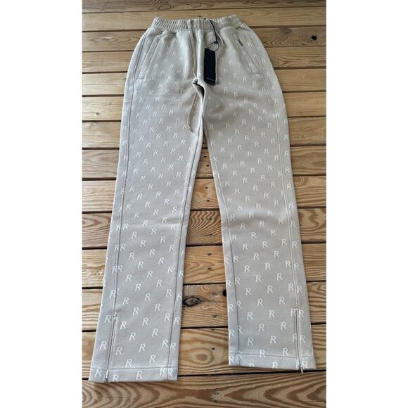 NEW Represent Intarsia Initial Sweatpants Size Small Men’s Wheat - Picture 1 of 10